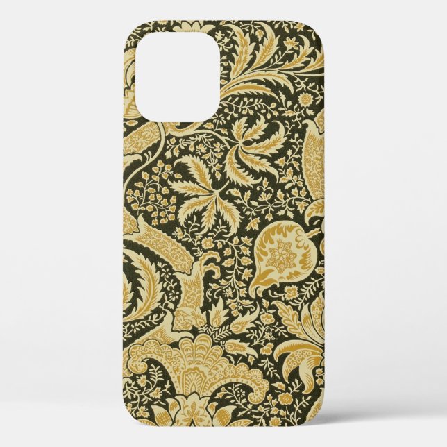 Golden Indian Pattern, William Morris Case-Mate iPhone Hülle (Rückseite)