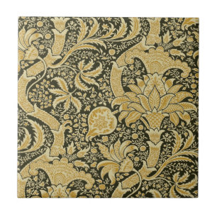 Golden Indian Pattern, William Morris Fliese