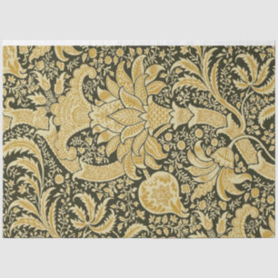 Golden Indian Pattern, William Morris Tissue Paper Seidenpapier
