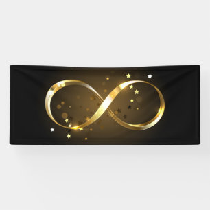 Golden Infinity Symbol Banner
