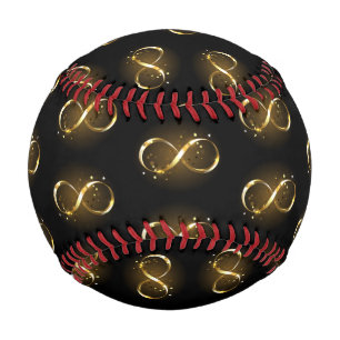 Golden Infinity Symbol Baseball