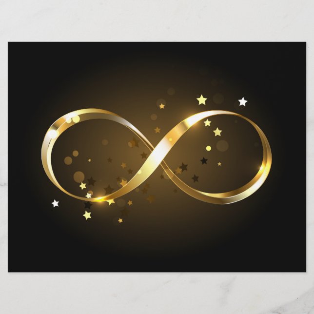 Golden Infinity Symbol Flyer (Vorne)