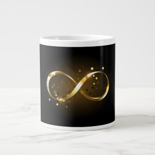 Golden Infinity Symbol Jumbo-Tasse