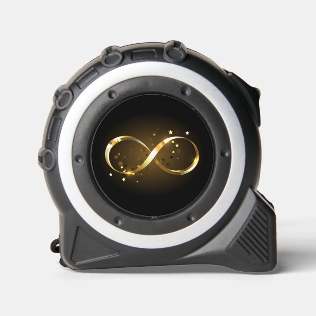 Golden Infinity Symbol Maßband (Vorderseite)