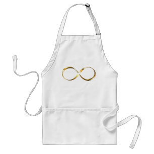 Golden Infinity Symbol Schürze