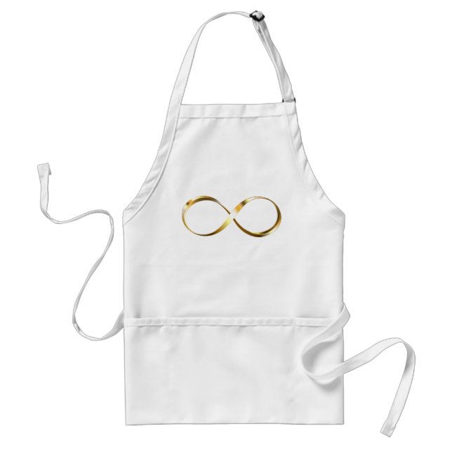Golden Infinity Symbol Schürze (Vorne)