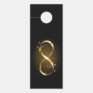 Golden Infinity Symbol Türanhänger