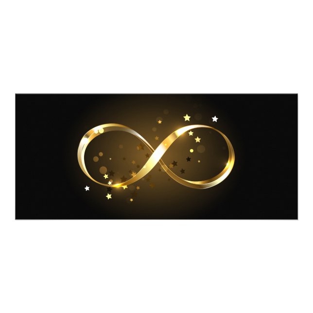 Golden Infinity Symbol Werbekarte (Vorne)