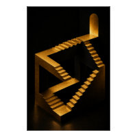 Golden Infinity Treppenposter