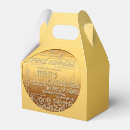 Golden International Christmas Grußbox Geschenkschachtel