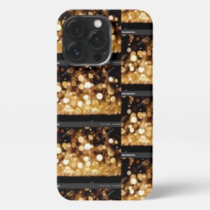 Golden IPhone case 13 Pro Hülle
