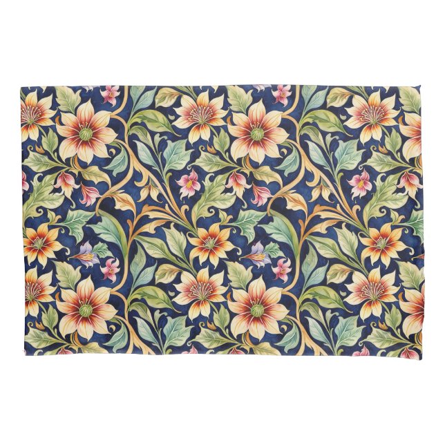 Golden Islamic Style Blume Kissenbezug (Vorderseite)