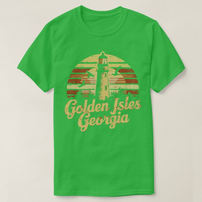 Golden Isles Georgia Vintag TShirt (Design vorne)