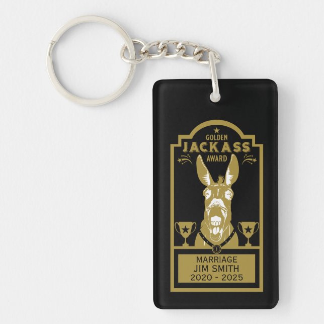 Golden Jackass Award Schlüsselanhänger (Vorderseite)