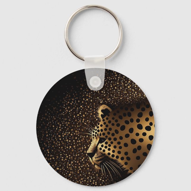 Golden Jaguar Pattern           Schlüsselanhänger (Vorderseite)
