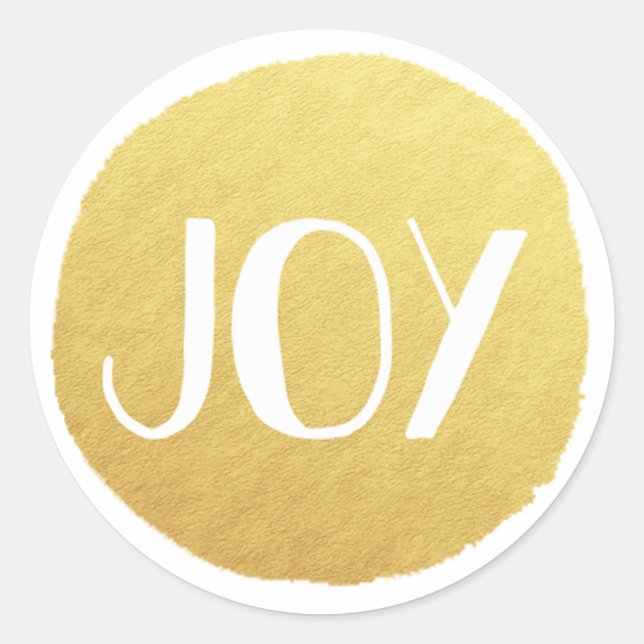 Golden Joy Holiday Sticker (Vorderseite)