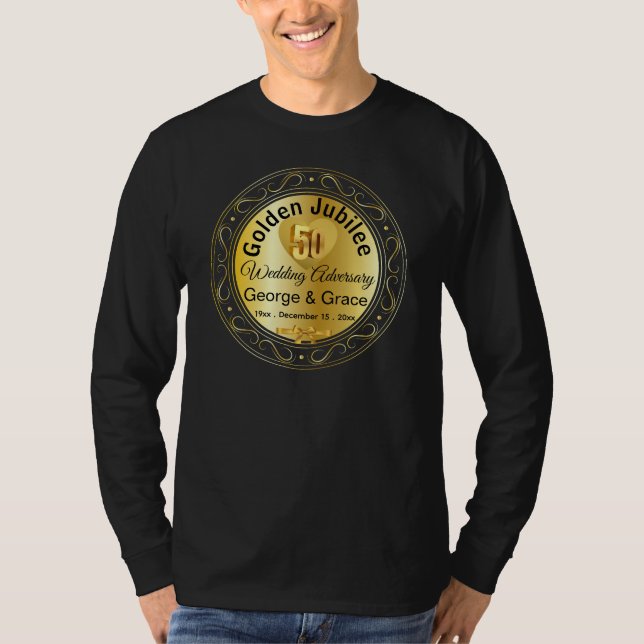 Golden Jubilee 50-jähriges Geschenk für Ehefrau üb T-Shirt (Vorderseite)