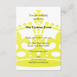 Golden Jubilee Crown Einladung