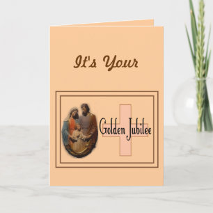 Golden Jubilee Geschenke für Nonnen Karte