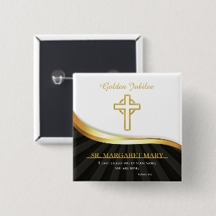 Golden Jubilee of Religious Life, 50 Jahre Button