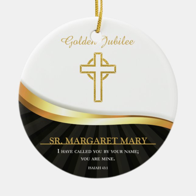 Golden Jubilee of Religious Life, 50 Jahre Keramik Ornament (Vorne)