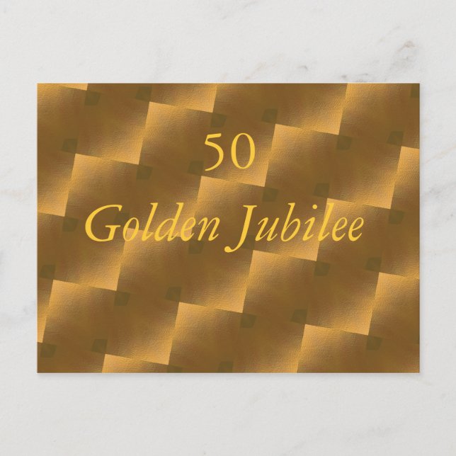 Golden Jubilee Postkarte (Vorderseite)