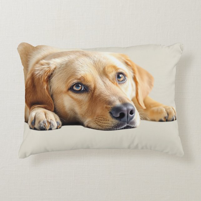Golden Lab Pillow  Dekokissen (Vorderseite)