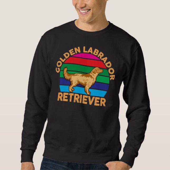 Golden Labrador Dog Sweatshirt (Vorderseite)