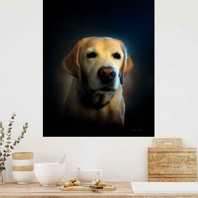 Golden Labrador Poster (Küche)