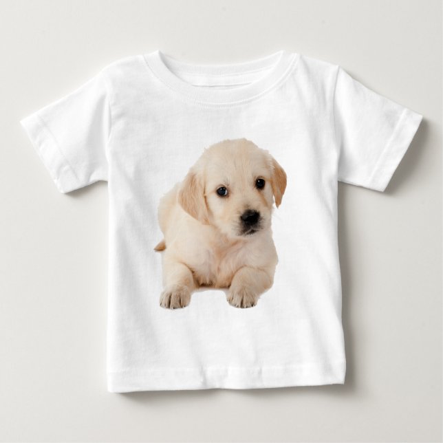 Golden Labrador Puppy Baby T-shirt (Vorderseite)