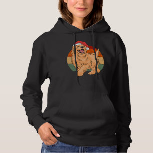 Golden Labrador Puppy Weihnachtsmannmütze Weihnach Hoodie