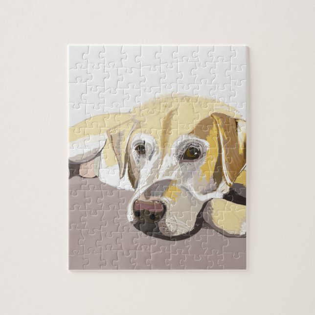 Golden Labrador Puzzle (Vertikal)