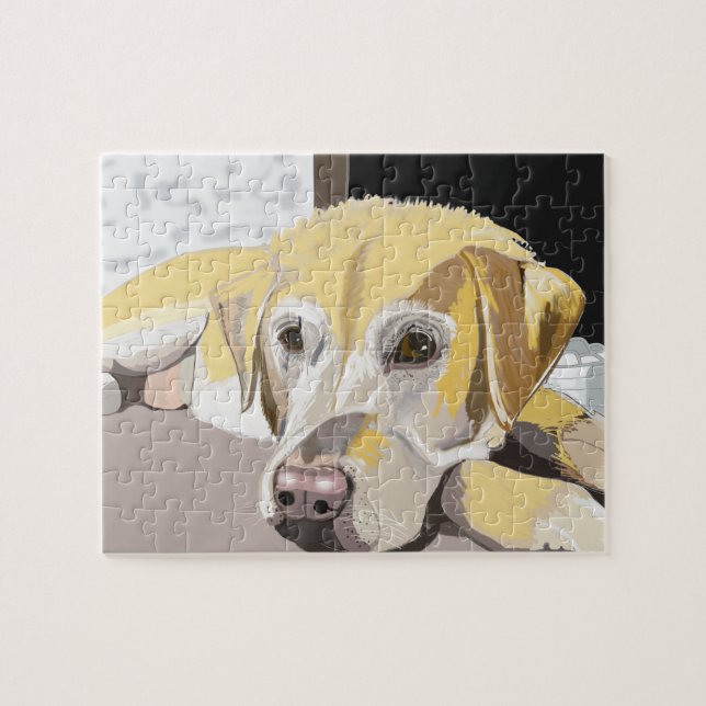 Golden Labrador Puzzle (Horizontal)