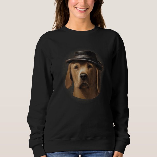 Golden Labrador Retriever Dog     Cute Brown Frien Sweatshirt (Vorderseite)