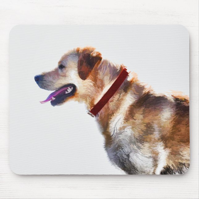 Golden Labrador Retriever Dog-Lover Geschenk Mousepad (Vorne)