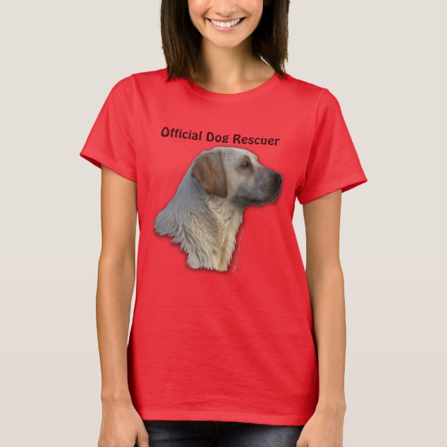 Golden Labrador Retriever Dog-Lover Pet Rescue Des T-Shirt (Vorderseite)