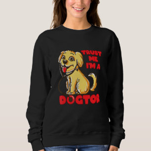 Golden Labrador Retriever Puppy Vet Tech Ve Sweatshirt