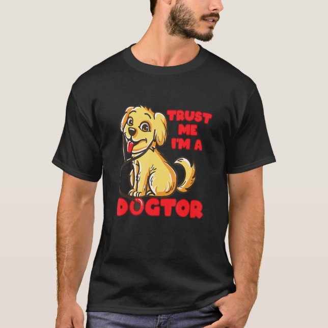 Golden Labrador Retriever Puppy Vet Tech Ve T-Shirt (Vorderseite)