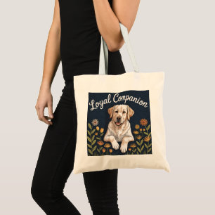 Golden Labrador Retriever Quilt Design – Spielend Tragetasche