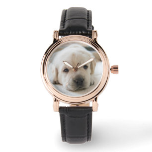 Golden Labrador Welpe Armbanduhr