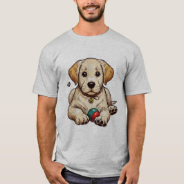 Golden Labrador Welppy Illustration T-Shirt