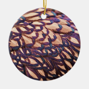 Golden Laced Wyandotte Chicken Keramikornament