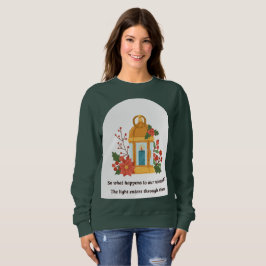 Golden Lantern | Healing Light & Spiritual Hope Sweatshirt
