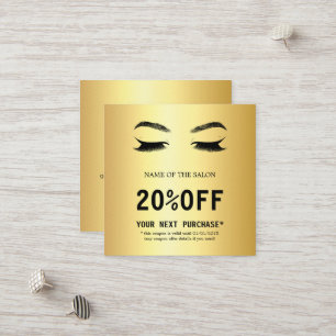 Golden Lashes & Brows Beauty Salon Rabattkarte