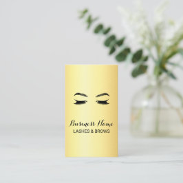 Golden Lashes & Brows Beauty Salon Treuekarte