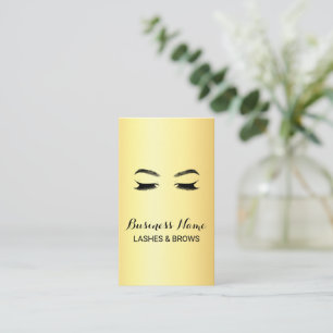 Golden Lashes & Brows Beauty Salon Treuekarte