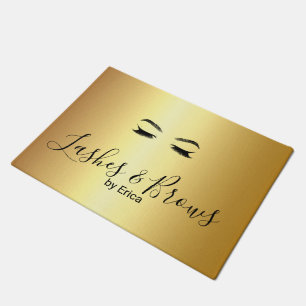 Golden Lashes & oooooooooooooooooooooooooooooviale Fußmatte