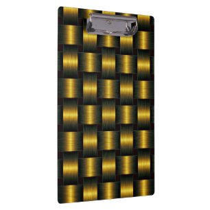 Golden Lattice Clipboard - Gold Klemmbrett