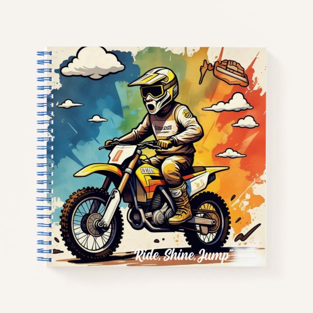 "Golden Laugh Tracks" Notizbuch (Vorderseite)