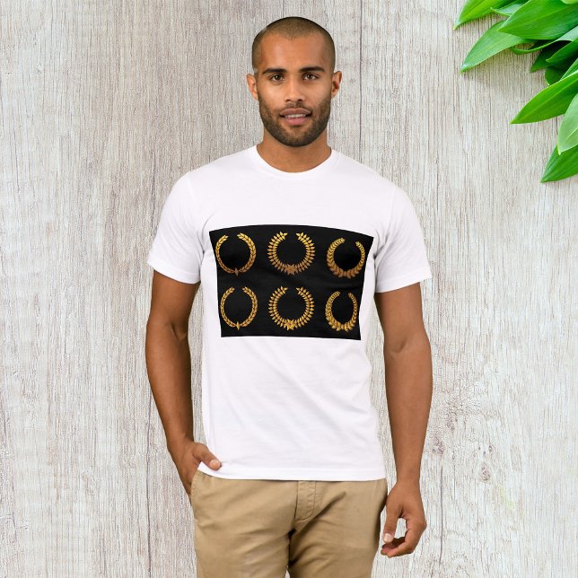 Golden Laurel Wreaths Mens T - Shirt (Von Creator hochgeladen)